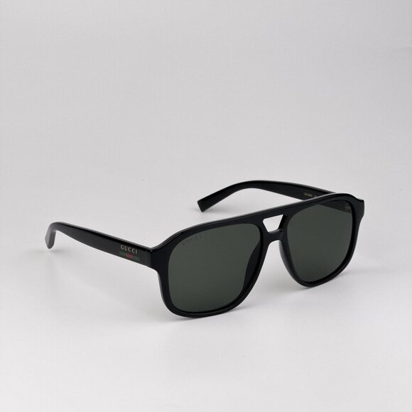 Gucci Sunglasses – Black Pilot Frame with Grey Lenses (GG1856S 001) - Picture 4 of 12